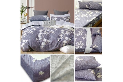 [100% Cotton]Essina 40cm High Mattress Pictorial Collection Comforter & Fitted Bed Sheet 620TC [ Available size Super King / King / Queen ]