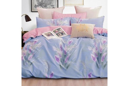 [100% Cotton ]Essina 40cm High Mattress Pictorial Quilt Cover + Fitted Bedsheet set 620TC Cadar set [ Available size Super King / King / Queen ]