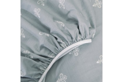 [100% Cotton ] Essina Crimp Art Pictorial Collection 620TC  Modern Style Fitted Bed Sheet Cadar [ Super King / King / Queen / Super Single / Single