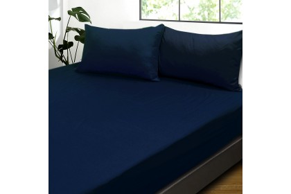 Cozzi Magic Microfiber Plush Fitted Bedsheet Cadar Plain Color King / Queen / Super Single with Pillow Cases