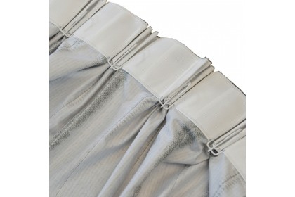 [READY STOCK] Essina Octave 1 Panel French Pleated [ Hook Type ] Light Curtain Hook type -Day Curtain for Living Room [ 1 piece 140cm W x 235cm L]