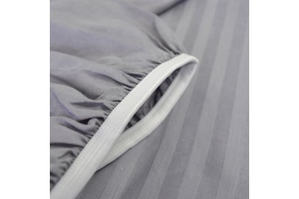 [ 100% COTTON] Essina Hotel Series Quilt Cover & Fitted Bed sheet set 100% Cotton 680TC Fitted Bedsheet Cadar King / Queen / Super Single Plain Hotel set